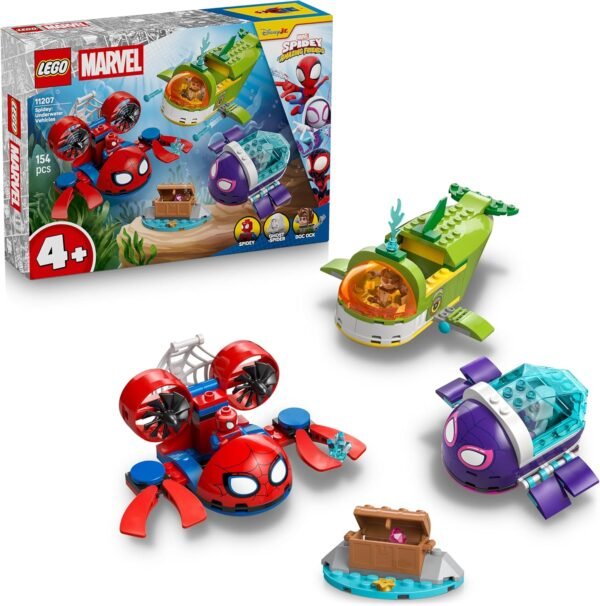 11207 LEGO SUPER HEROES MARVEL SPID EY VEICOLI SUBACQUEI