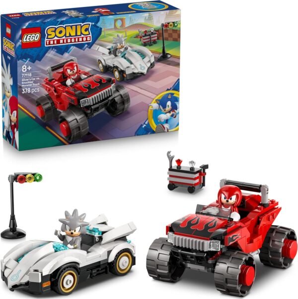 LEGO SONIC AUTO SILVER VS. MONSTER TRUCK KNUCKLES 77118