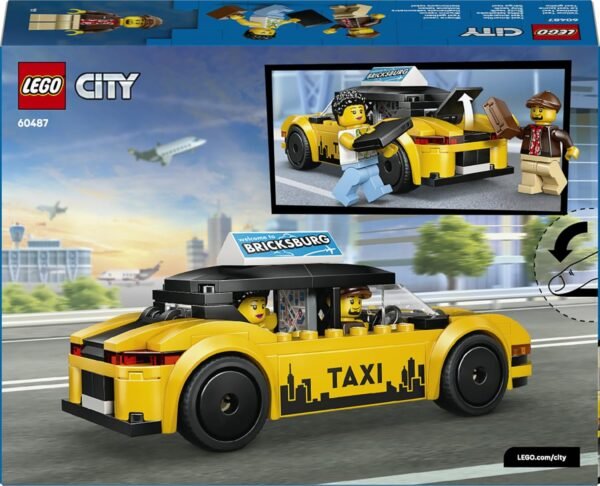 LEGO CITY TAXI GIALLO 60487