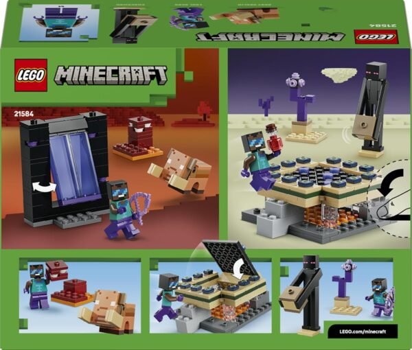 Lego minecraft viaggio portale nether dell&rsquo;end 21584