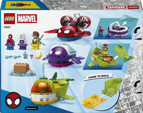11207 LEGO SUPER HEROES MARVEL SPID EY VEICOLI SUBACQUEI