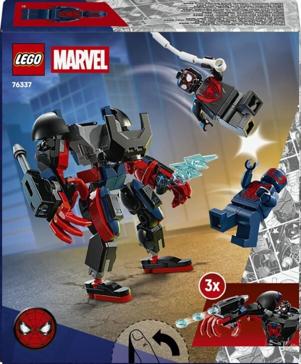 Lego super heroes mech miles morales vs. spider-man 76337