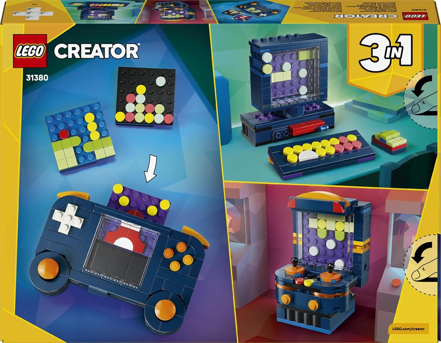 LEGO CREATOR CONSOLE DI GIOCO RETRO' 31380 - immagine 3
