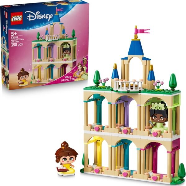 LEGO DISNEY MINI-BELLE E MINI-TIANA CON CASTELLO 43291