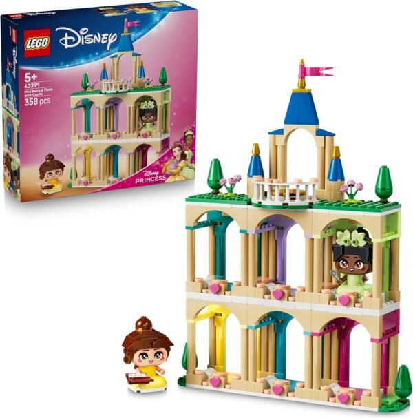 LEGO DISNEY MINI-BELLE E MINI-TIANA CON CASTELLO 43291