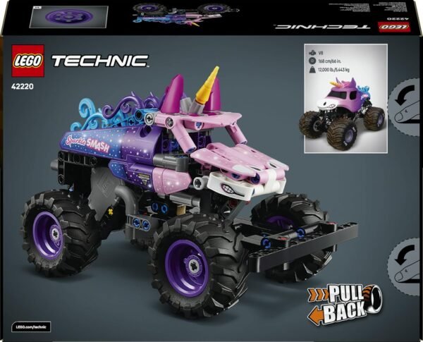 Lego technic monster jam&trade; sparkle smash&trade; retroc.42220