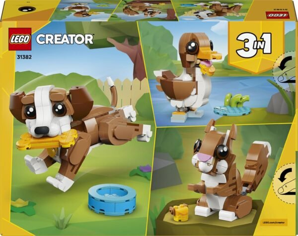 Lego creator adorabili animali: cagnolino giocoso 31382