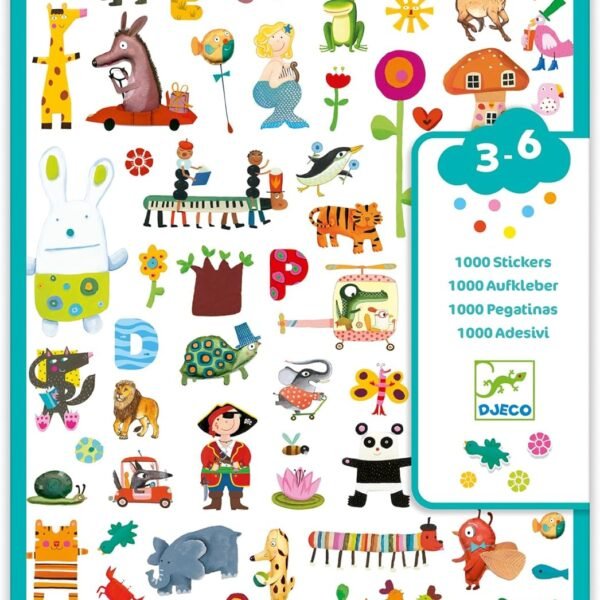 1000 stickers for little ones