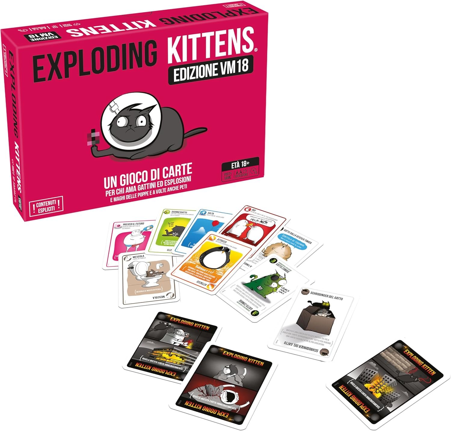 Exploding Kittens VM18 - Pink Edition - immagine 2