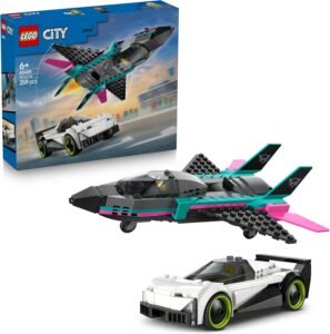 LEGO CITY JET CONTRO AUTO SPORTIVA 60489