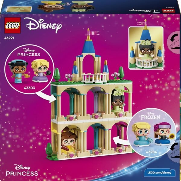LEGO DISNEY MINI-BELLE E MINI-TIANA CON CASTELLO 43291