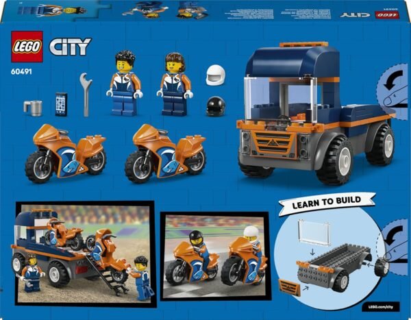 Lego city trasportatore di moto 60491