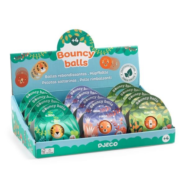 Assortimento Palline rimbalzanti Wild - Espositore 12 piezzi