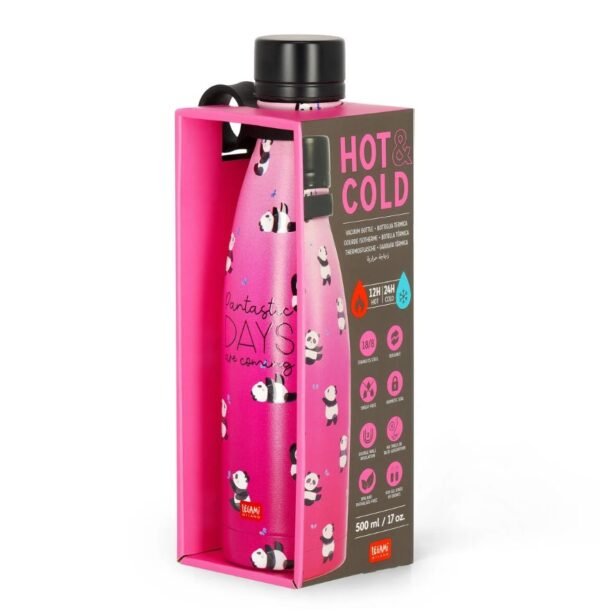 Hot & cold - bottiglia termica - panda