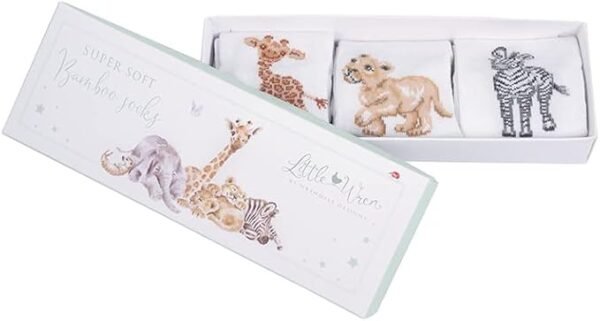 Little Savannah Baby Socks Set 0 to 6 Months