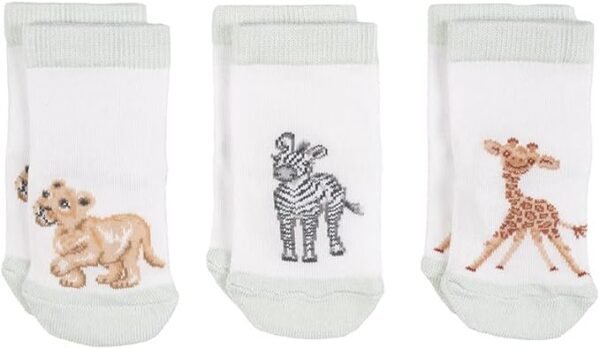 Little Savannah Baby Socks Set 0 to 6 Months
