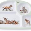 Little Wren 2pc Set Divided Plate and Bowl EU