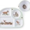 Little Wren 2pc Set Divided Plate and Bowl EU