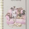 A4 Dogs Notebook Movie Night Grey