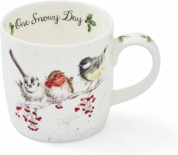 Mug One Snowy Day XMAS Bird