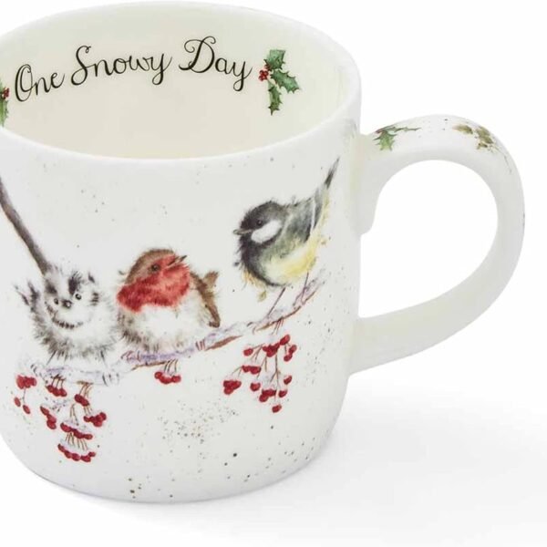 Mug One Snowy Day XMAS Bird