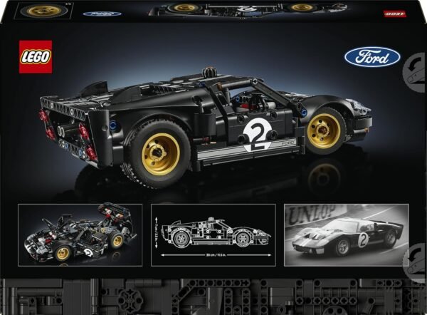 LEGO TECHNIC AUTO DA CORSA FORD GT40 MKII 1966 42223