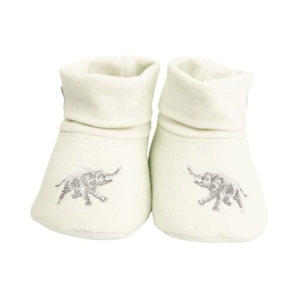 Little Wren Embroidered Booties Little Savannah