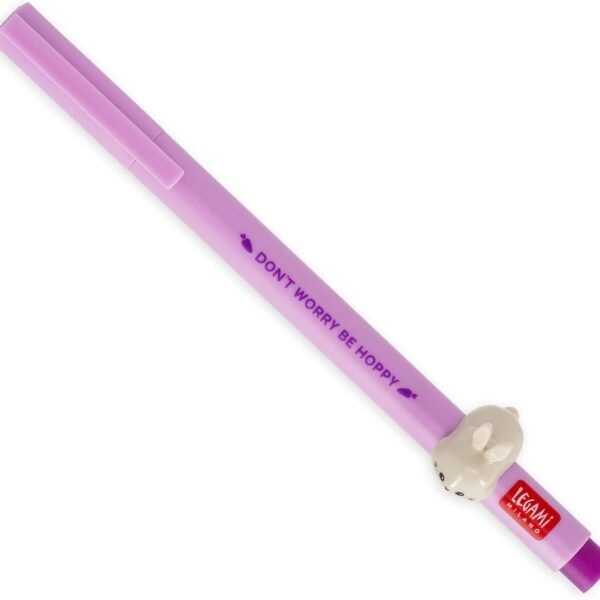 LOVELY FRIENDS - GEL PEN WITH ANIMAL DECORATION - BUNNY