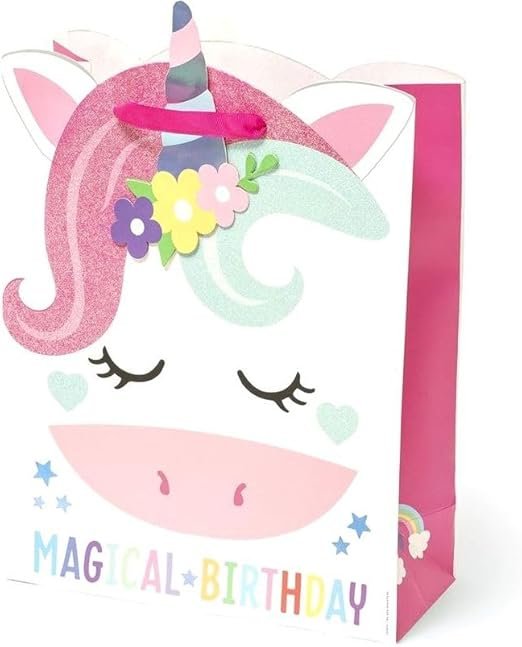 Gift Bag - Sacchetto Regalo - Unicorn - Magical Birthday - Large - Birthday
