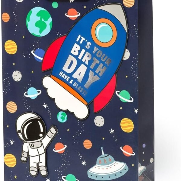 Gift Bag - Sacchetto Regalo - Space - X-large - Birthday