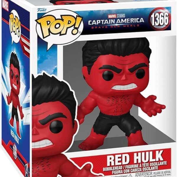 Funko Pop! Cap America Brave NW: Red Hulk (1366) DLX