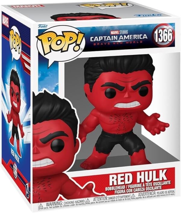Funko Pop! Cap America Brave NW: Red Hulk (1366) DLX