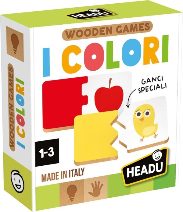 Wooden game i colori