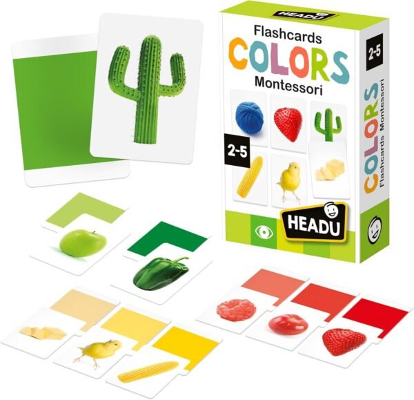 Maxi flashcards montessori colors