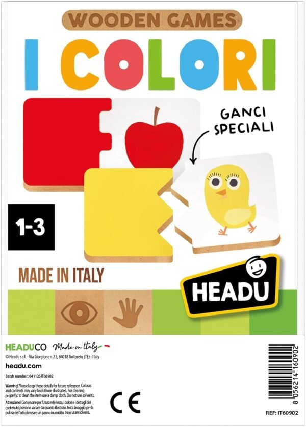 Wooden game i colori