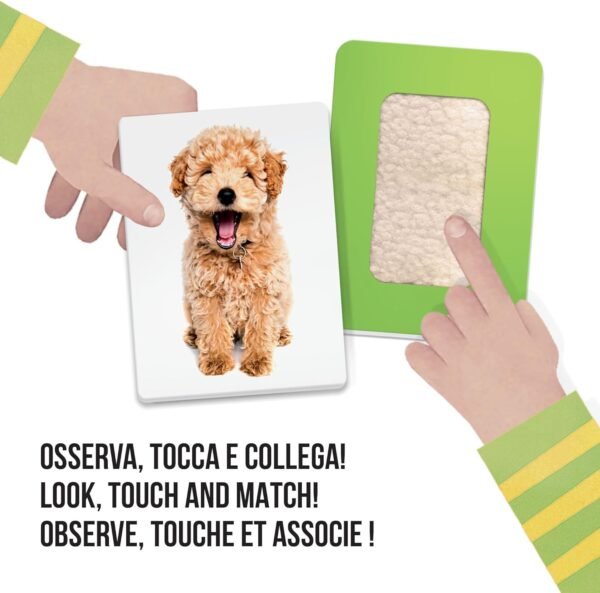 Flashcards Baby Tactile Montessori