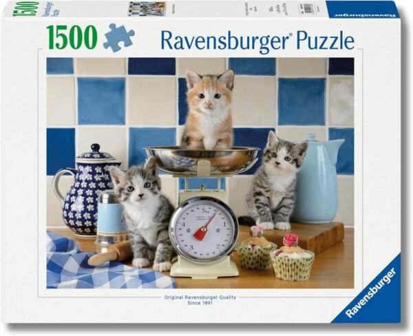K&auml;tzchen in der K&uuml;che - Gattini in cucina - 1500p