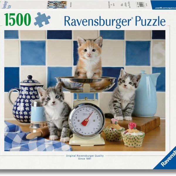 K&auml;tzchen in der K&uuml;che - Gattini in cucina - 1500p