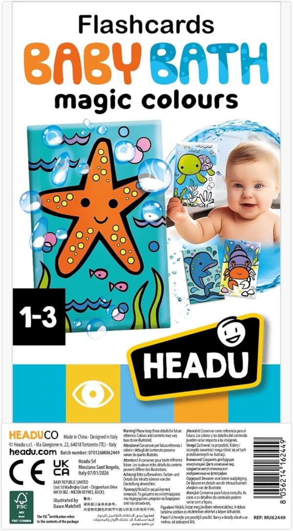 Flashcards baby bath