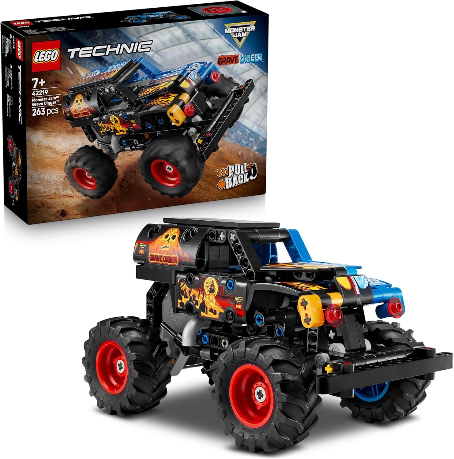 LEGO TECHNIC MONSTER JAM?DIGGER FUOCOE GHIACCIO 42219