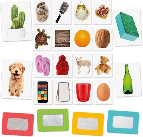 Flashcards Baby Tactile Montessori