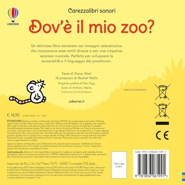 Dov'&egrave; il mio zoo? Carezza libri sonori