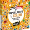 Scuola stickers numeri forme e colori