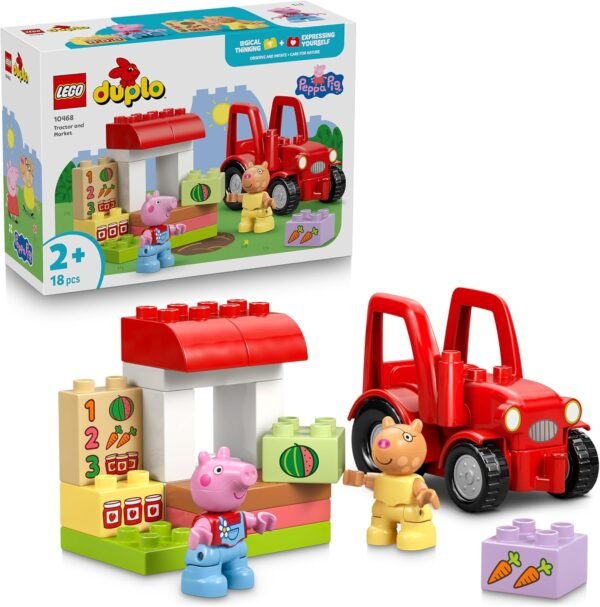LEGO Peppa Pig Trattore e Mercato 10468