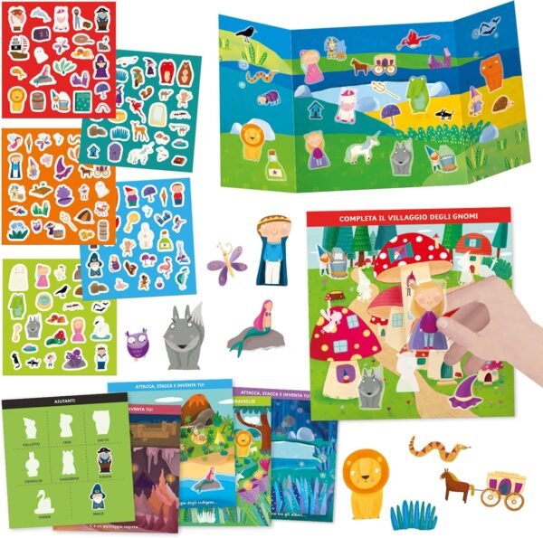 Scuola stickers fiabe e favole
