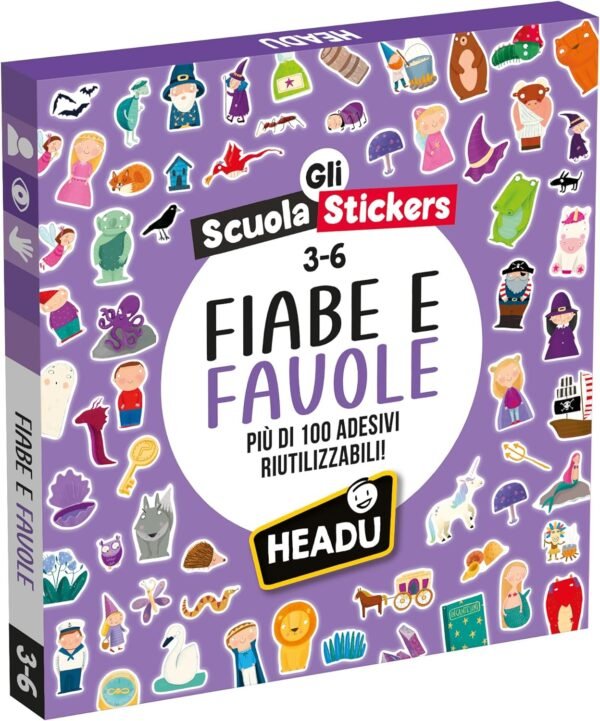 Scuola stickers fiabe e favole