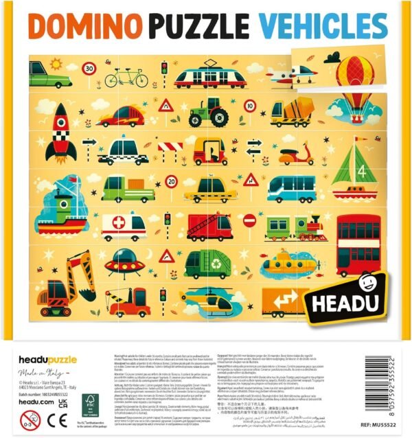 Domino Puzzle Vehicles
