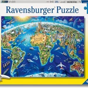 Ravensburger 03128 Puzzle Gigante Da Pavimento 60 Pz Tom & Jerry
