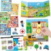 Scuola stickers numeri forme e colori
