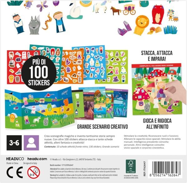 Scuola stickers fiabe e favole